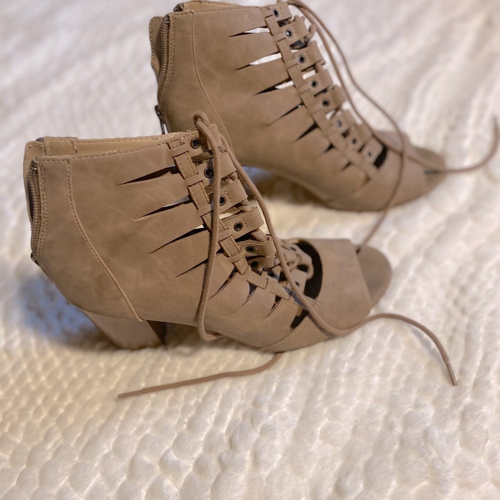 Rampage lace-up booties
